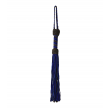 Love in Leather Suede Long Flogger - Blue